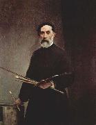 Francesco Hayez Self portrait at age 69 oil on canvas